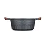 Resto Olla Capella de Aluminio Fundido, 2,6 L, Negro y Madera