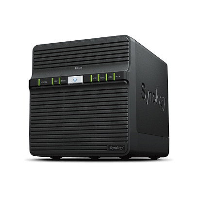 Synology DiskStation DS423 NAS de 4 bahías, Negro