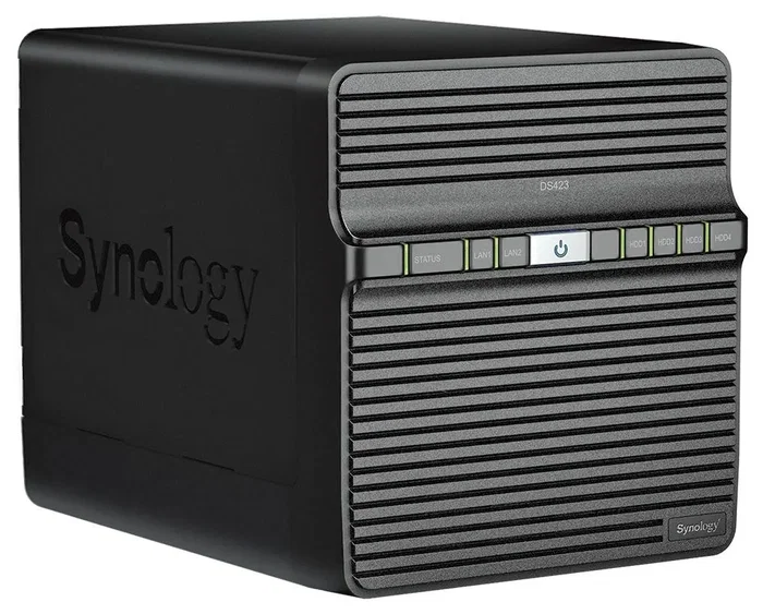 Synology DiskStation DS423 NAS de 4 bahías, Negro