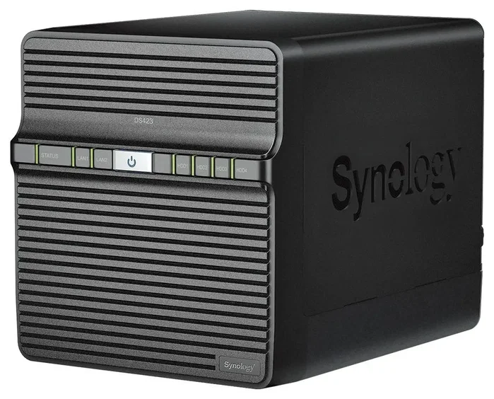 Synology DiskStation DS423 NAS de 4 bahías, Negro