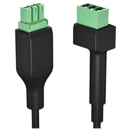 Poly HP Poly Studio A2 Cable Alargador de Micrófono Phoenix 3 Espigas 8 m Negro