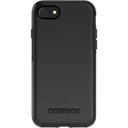 OtterBox Symmetry Series Funda para Apple iPhone SE 2nd Gen/8/7, Negro - Sin caja retail