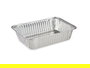 Kinvara - Set de 4 Bandejas de Aluminio Rectangulares para Horno, Plata, 22.5x15.6x6 cm, 900 ml (Set de 24)
