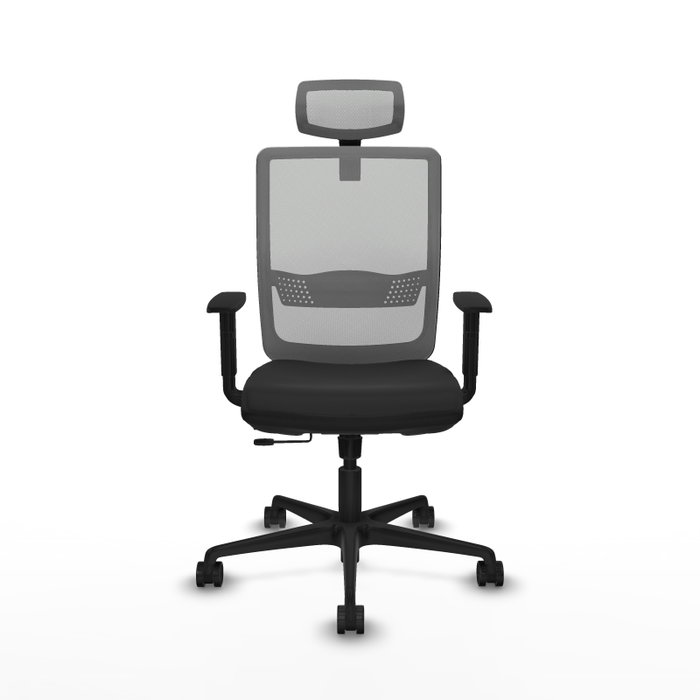 PIQUERAS Y CRESPO Silla de oficina Haches con mecanismo Sincro/Traslack, Negro y Gris PIQUERAS Y CRESPO Silla de oficina Haches con mecanismo Sincro/Traslack, Negro y Gris