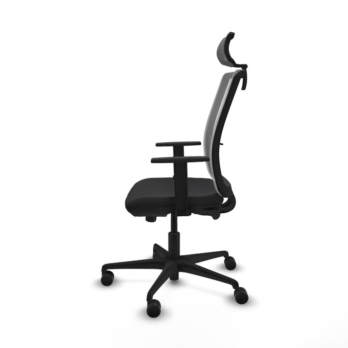 PIQUERAS Y CRESPO Silla de oficina Haches con mecanismo Sincro/Traslack, Negro y Gris PIQUERAS Y CRESPO Silla de oficina Haches con mecanismo Sincro/Traslack, Negro y Gris