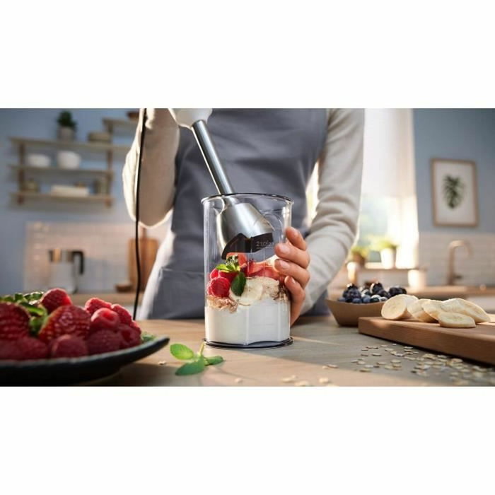Bosch MSM4W410 ErgoMaster Batidora de mano, 800W, blanco y negro