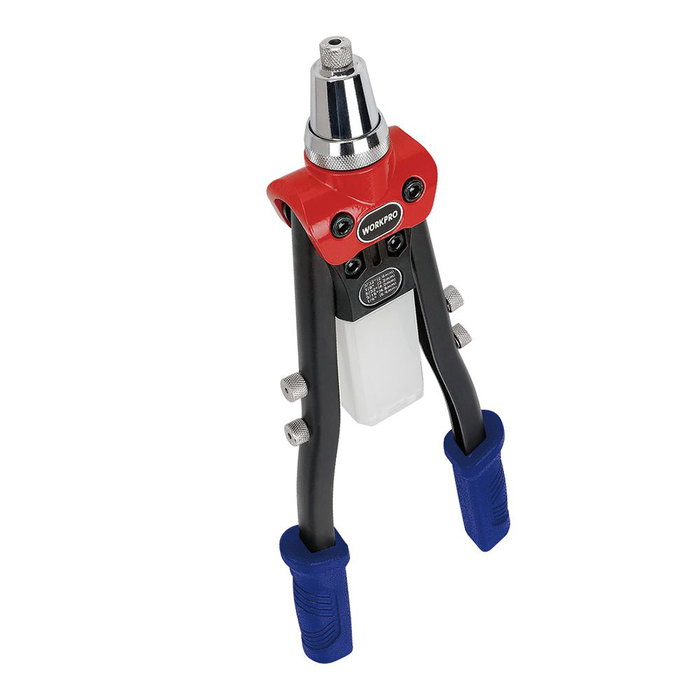 Workpro Remachadora Manual 400 mm 16 Pulg Acero Cromo Molibdeno 5 Boquillas Workpro Remachadora Manual 400 mm 16 Pulg Acero Cromo Molibdeno 5 Boquillas