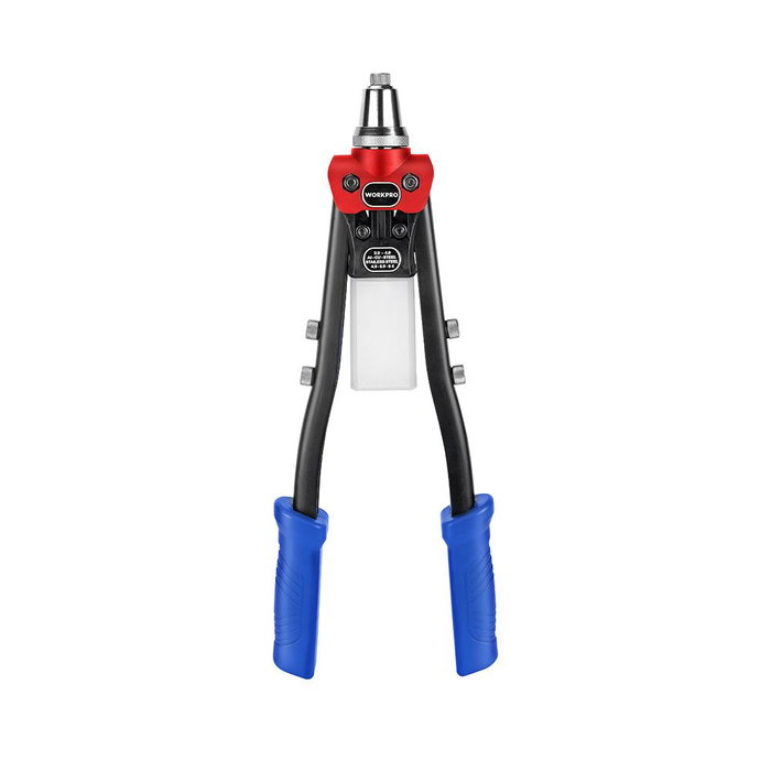 Workpro Remachadora Manual 400 mm 16 Pulg Acero Cromo Molibdeno 5 Boquillas Workpro Remachadora Manual 400 mm 16 Pulg Acero Cromo Molibdeno 5 Boquillas
