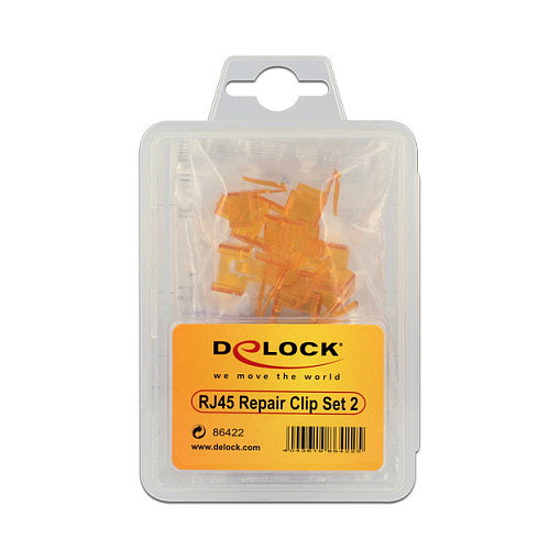 Sonstige Clip de reparación para red RJ45 DeLOCK 86422, 40 unidades Sonstige Clip de reparación para red RJ45 DeLOCK 86422, 40 unidades