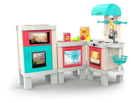 Chicos Cocina Kitchen XL con luces y sonidos, transformable en barbacoa