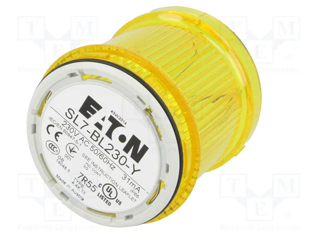 EATON ELECTRIC Módulo de señalización luminoso SL7 amarillo LED
