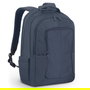Rivacase Tegel 8460 Eco - Mochila Portátil Acolchada 17.3 Pulgadas, Compartimento para Tablet 10.1", Organizador, Azul