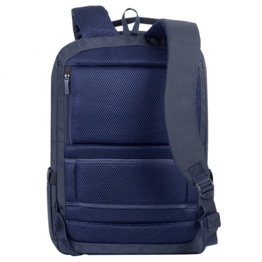 Rivacase Tegel 8460 Eco - Mochila Portátil Acolchada 17.3 Pulgadas, Compartimento para Tablet 10.1", Organizador, Azul