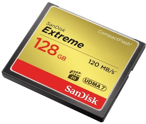 SanDisk CF Extreme 128GB CompactFlash