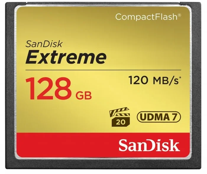 SanDisk CF Extreme 128GB CompactFlash