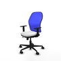 PIQUERAS Y CRESPO Silla de oficina Jorquera Blanco y Azul