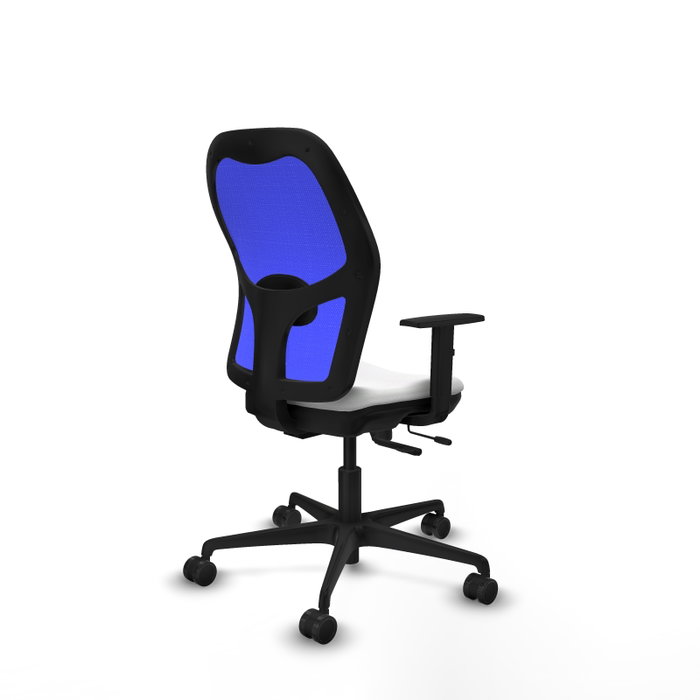 PIQUERAS Y CRESPO Silla de oficina Jorquera Blanco y Azul