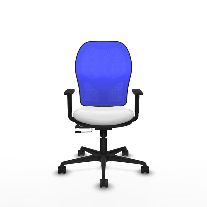 PIQUERAS Y CRESPO Silla de oficina Jorquera Blanco y Azul