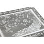 DKD Home Decor Joyero de Madera y Aluminio Pavo Real Verde