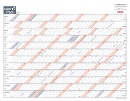 QUO VADIS Calendario Diarizon Mural Anual 2026 550x430 mm
