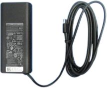 Dell Adaptador AC C6 Cable de Alimentación 65W 3 Pin Tipo C 19.5V PECOS Rugged para Portátiles Dell Inspiron XPS Precision Vostro