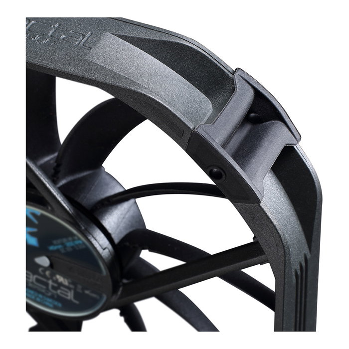 Fractal Design Venturi HF-14 Ventilador de 14 cm Negro y Gris