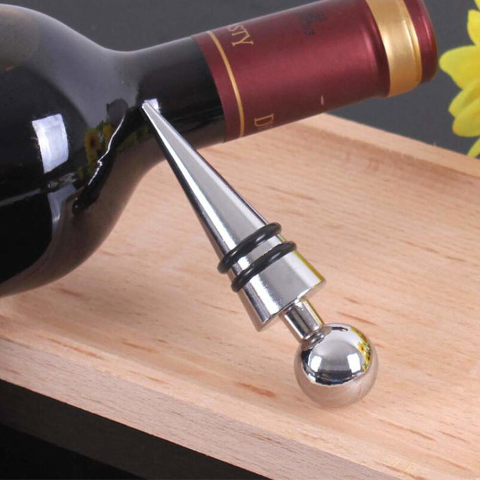 Quttin Set de 2 Tapones para Botella de Vino
