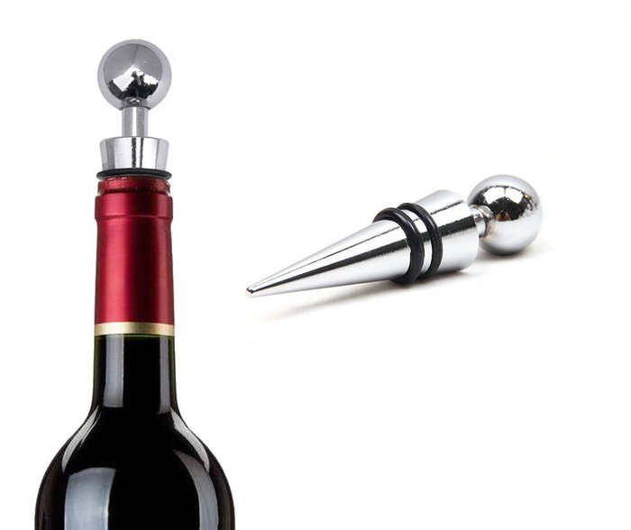 Quttin Set de 2 Tapones para Botella de Vino