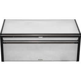 Brabantia Panera con Frente Abatible Square Front, Brilliant Steel