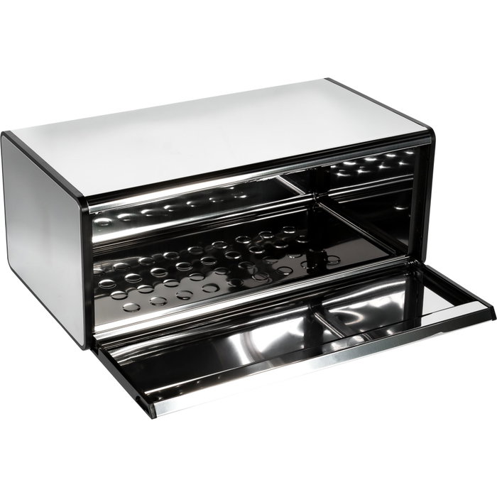 Brabantia Panera con Frente Abatible Square Front, Brilliant Steel
