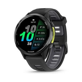 Garmin Forerunner 970 - Reloj Inteligente GPS Multideporte con Pantalla AMOLED Táctil de 47 mm en Titanio Negro/Amarillo, ANT+, Wifi, Monitor Cardiaco y 15 Días de Batería