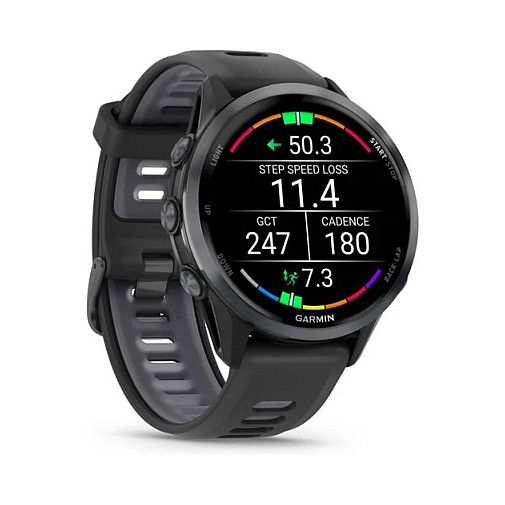 Garmin Forerunner 970 - Reloj Inteligente GPS Multideporte con Pantalla AMOLED Táctil de 47 mm en Titanio Negro/Amarillo, ANT+, Wifi, Monitor Cardiaco y 15 Días de Batería