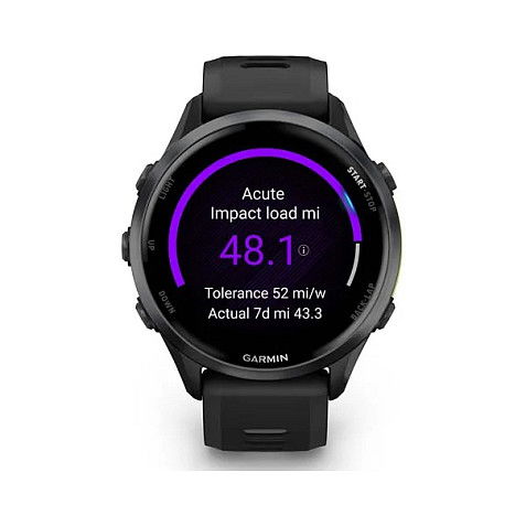 Garmin Forerunner 970 - Reloj Inteligente GPS Multideporte con Pantalla AMOLED Táctil de 47 mm en Titanio Negro/Amarillo, ANT+, Wifi, Monitor Cardiaco y 15 Días de Batería