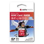 AgfaPhoto Tarjeta SDXC 64GB High Speed Class 10 UHS I U1 V30