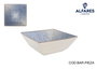 Mira Mar Bol Decorativo Elite Brillo 13x13x5 cm, Cerámica, Colección Miramar, Peso 295 g (28 Unidades)