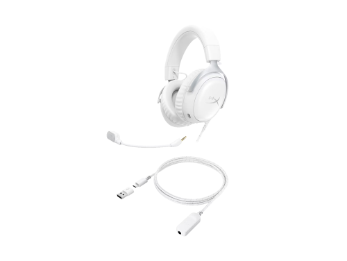 HyperX Cloud III BS7C1AA Auriculares Gaming Blancos para PC, PS5, PS4, Xbox Series X|S, Xbox One, Nintendo Switch, Mac y Móviles HyperX Cloud III BS7C1AA Auriculares Gaming Blancos para PC, PS5, PS4, Xbox Series X|S, Xbox One, Nintendo Switch, Mac y Móviles