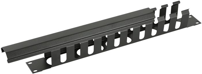 Lanview Panel de Gestión de Cables 1U 19" con Cubierta Deslizante Negro para Rack - Organizador sin Herramientas Lanview Panel de Gestión de Cables 1U 19" con Cubierta Deslizante Negro para Rack - Organizador sin Herramientas