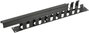 Lanview Panel de Gestión de Cables 1U 19" con Cubierta Deslizante Negro para Rack - Organizador sin Herramientas