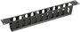 Lanview Panel de Gestión de Cables 1U 19" con Cubierta Deslizante Negro para Rack - Organizador sin Herramientas