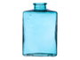 Giftdecor Frasco Cristal Cuadrado Turquesa