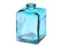 Giftdecor Frasco Cristal Cuadrado Turquesa