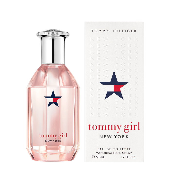 Tommy Hilfiger Tommy Girl New York EDT Vaporizador 50 ml - Fragancia femenina fresca con notas frutales y florales Tommy Hilfiger Tommy Girl New York EDT Vaporizador 50 ml - Fragancia femenina fresca con notas frutales y florales