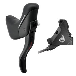 Campagnolo Super Record EPS Maneta Freno/Cambio Derecha Hidráulica 12V 140mm Pinza Trasera Flat Mount Negro