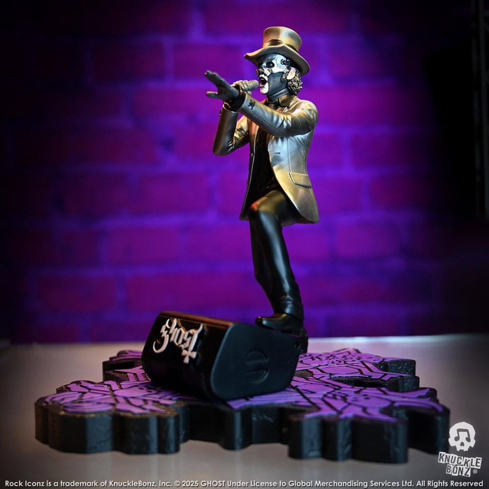 Knucklebonz Ghost Estatua Rock Iconz Papa Emeritus Top Hat Knucklebonz Ghost Estatua Rock Iconz Papa Emeritus Top Hat