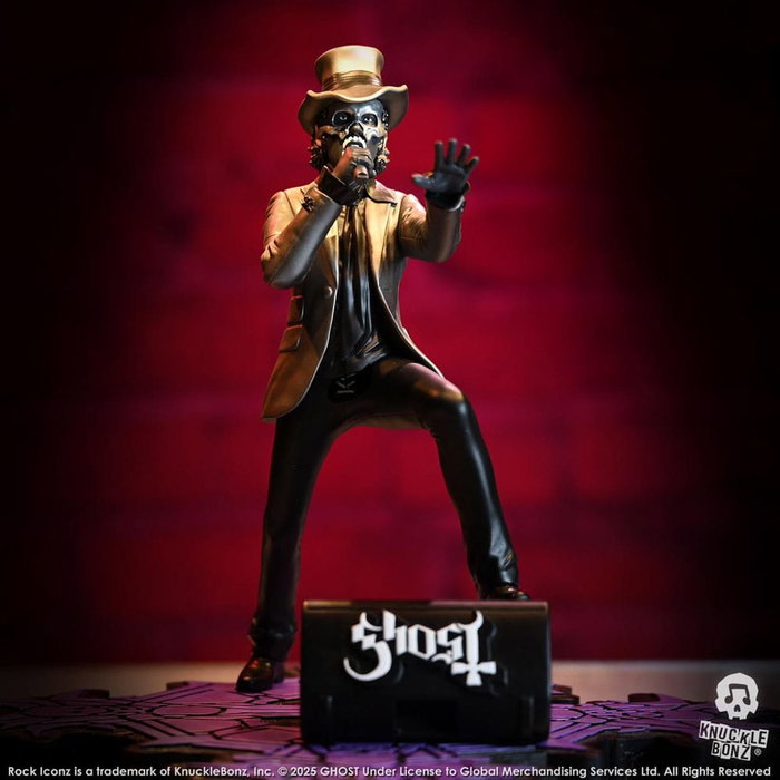 Knucklebonz Ghost Estatua Rock Iconz Papa Emeritus Top Hat Knucklebonz Ghost Estatua Rock Iconz Papa Emeritus Top Hat
