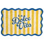 Je cherche une Idee Felpudo Coco 40x60 cm Colección Dolce Vita - Alfombra de Entrada, Variantes en Amarillo, Azul o Rosa