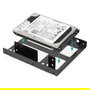 Digitus DA-70434 Marco interno de montaje para 2 unidades HDD/SSD de 2.5", Bracket de metal negro con juego de cables incluido