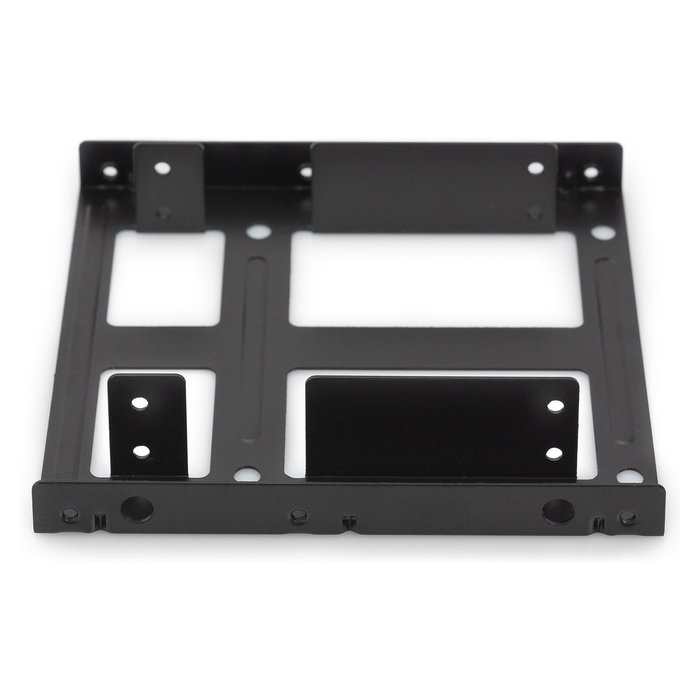 Digitus DA-70434 Marco interno de montaje para 2 unidades HDD/SSD de 2.5", Bracket de metal negro con juego de cables incluido