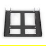 Digitus DA-70434 Marco interno de montaje para 2 unidades HDD/SSD de 2.5", Bracket de metal negro con juego de cables incluido