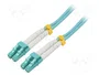 GOOBAY Cable de conexión de fibra óptica OM3 LC/UPC dúplex 3m